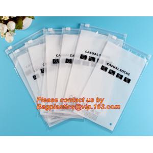 100% virgin LDPE plastic slider zip lock bag with customer printing, zipper bags