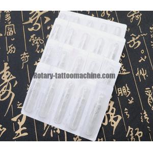 Clear Disposable Tattoo Gun Tips Pre Sterilized Open Tips Safe Material