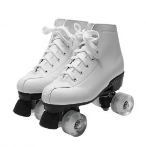 China White Roller Skate Blades Unisex Outdoor Roller Skate With Lighting Wheel For Adults Kids on sale