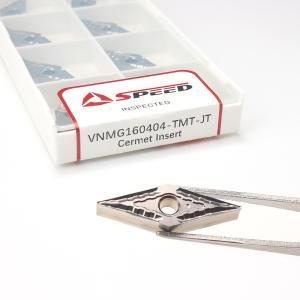Speed VNMG160404 Machining Cermet Inserts Durable Wear Resistant Cutting Tool