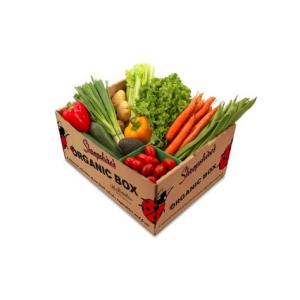 Moistureproof Corrugated Vegetable Boxes , Fruit Packaging Boxes AB Flute