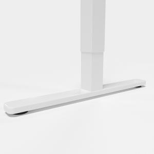 Custom Walnut Two Motor Hospital Sit Standing Laptop Wooden Table for Work and