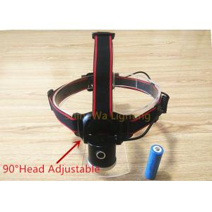 Excellent Sealing High Lumen Led Headlamp Adjustable Head Strap , Magnetic