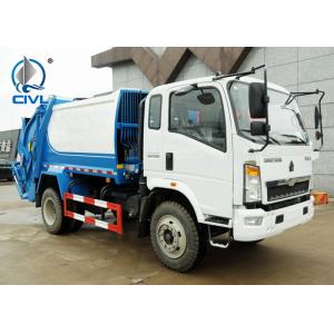 5m3 Compressed Garbage Truck With 4x2 Light Truck Chassis Engine 116hp