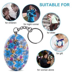 Personal Keychain Alarm 120DB Safe Sound Personal Security Alarm Keychain,