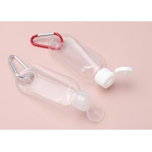 15mm 20mm Travel Plastic Hand Sanitizer Bottles Keychain 30ml 50ml 60ml
