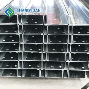 China C&Z purlins and crossbeam and ridgepole and Galvanized Steel Profile with Customizable Length and Corrosion Resistant Finish for Structural Applications on sale