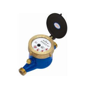 DN40 Turbine Hot Water Meter Multijet Water Meters With Totalizer / Flow Rate