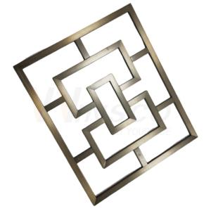 Custom Laser CNC Machine Cut Natural Home Decoration Handcrafted Inox Metal