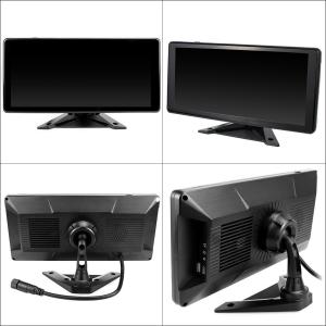 AI Car DVR System BSD Alarm 360° 4CH 10.36 Inch Monitor With Recorder for Truck