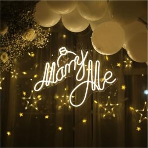 China Acrylic Hollow out Custom Made Neon Light Sign OEM ODM for decoration on sale