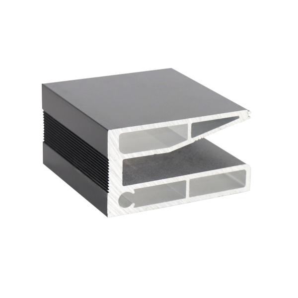 Coated Alloy Aluminum Glass Balustrade U Channel Railing System for FOB Port