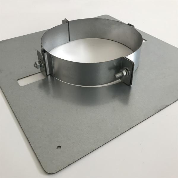 Quality Fireproof Single Wall Chimney Fireplace Applied High Temp Resistant With 4 Brackets wholesale