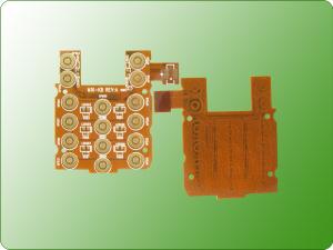 China Immersion Gold PCB Flexible Printed Circuit Board For Mobile Keypad on sale