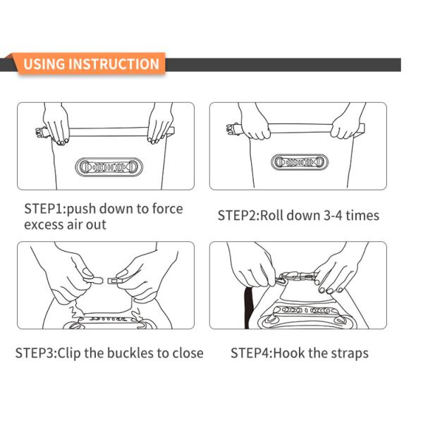 Factory direct sale customization waterproof backpack dry bag pvc swimming Floating Dry Bags