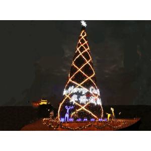 Custom large Christmas tree RGB lights music synchronization DMX512 control