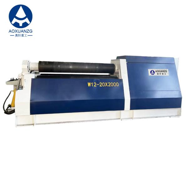 Quality PLC Control CNC 4 Roller Plate Rolling Machine W12-20*2000MM wholesale