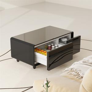 Customized Smart Coffee Table with Refrigerated Freezer Drawer and Wireless
