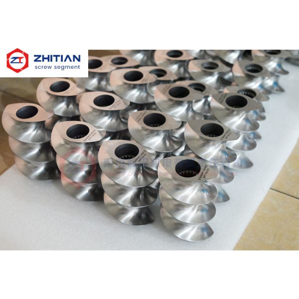 TiCN Twin Screw Extruder Screw Elements with High Wear Resistance and Dimensiona