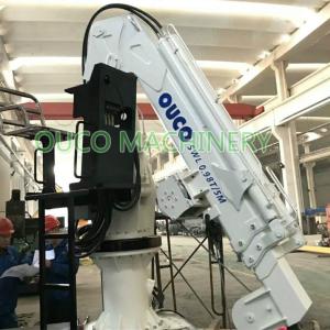 1t 5m Telescopic Boom Yacht Ship Deck Cranes