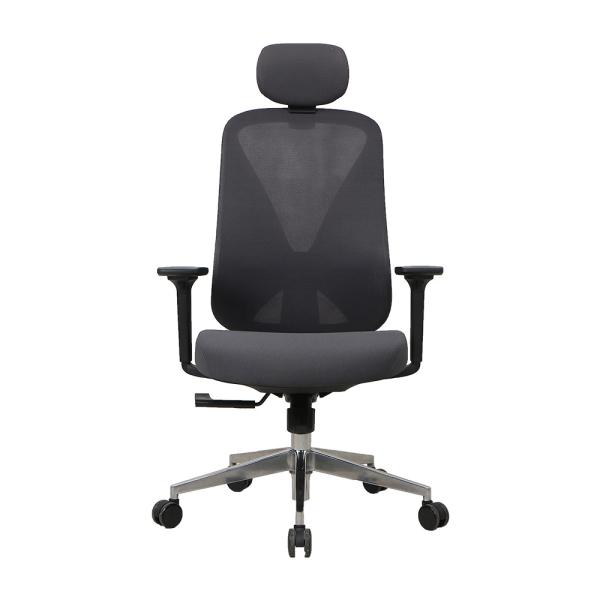 Quality 330 Polished Ergonomic Office Chair Aluminum Base Executive Ergo Lumbar Support wholesale