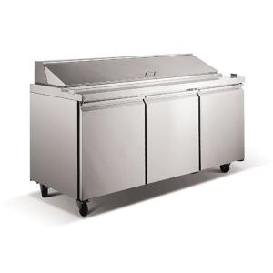Static Under Worktop Freezer 1.5m With Adjusted Loading Leg