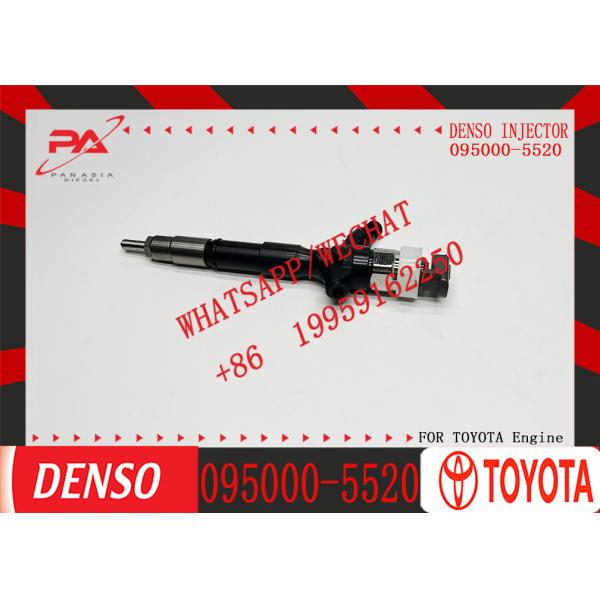 Quality Car Part Fuel Injector For Toyota Hilux Spare Parts OEM 095000-5520 23670-0L010 With Engine Isbe Diesel Injector Injection Valve wholesale