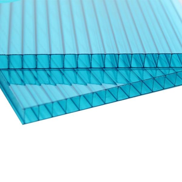Pc Danpalon De Policarbonato Plastic Twin Wall Polycarbonate Sheet for Green