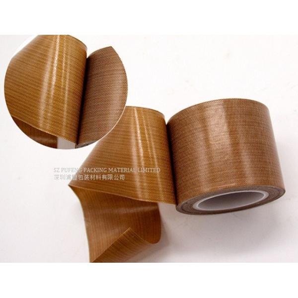 Quality Brown High Temperature Resistant Self Adhesive PTFE Tape 0.13mm wholesale