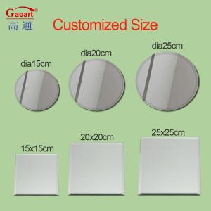 Coaster Adhesive Tray for Bedroom Mirror 80Cm Round Wall Hanging Mirror Without