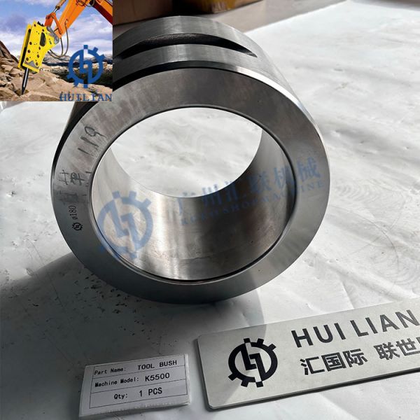 Quality K5500 Hydraulic Breaker Tool Bush Tool Bushing Upper Lower Outer Front Cover Lower Thrust Manufacturer Durable Steel Hardened wholesale