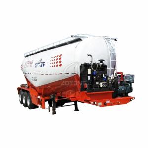 Cheap 45M3 V Type Bulk Cement Tanker Powder Tank Semi Trailer with 11980*2500*3800mm Size for sale