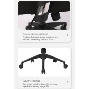 Adjustable Headrest Mesh Chair Fabric Multifunctional Ergonomic High Back Boss