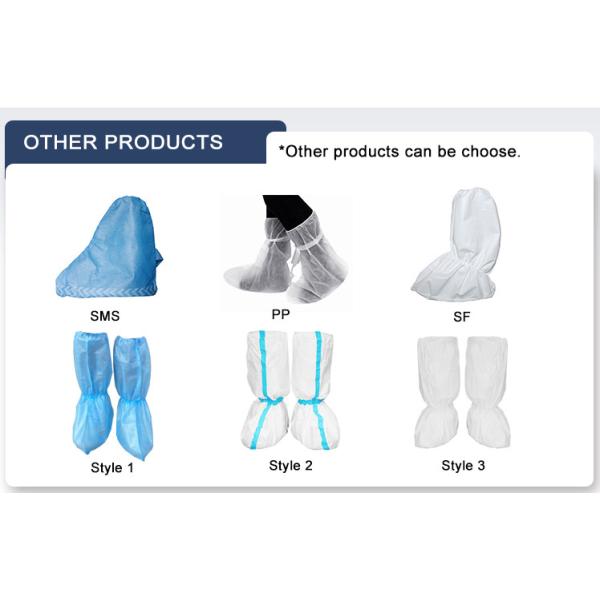 Quality Factory Direct Supply Disposable Anti Skid Shoe Cover Protective Nonwoven Shoe Cover wholesale