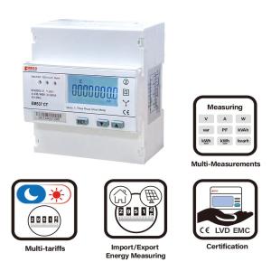 EM537 CT 3*230/400V 1.5 6 A Modbus Energy Meter with CE Certification and 1-4