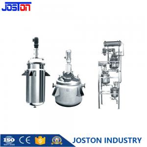 China Stainless Steel Lab Scale Double Layer Jacketed Reactor For Cbd Hemp Oil on sale