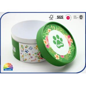 CMYK Printed Gift Packaging Tube Customized Size Kraft Paper Core