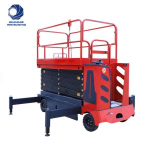 convenient 230kg Load Capacity 6 Mters Electric Scissor Type Lift