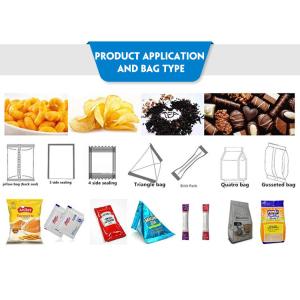 Full Automatic Vertical seal potato chips salt granule packing machine food