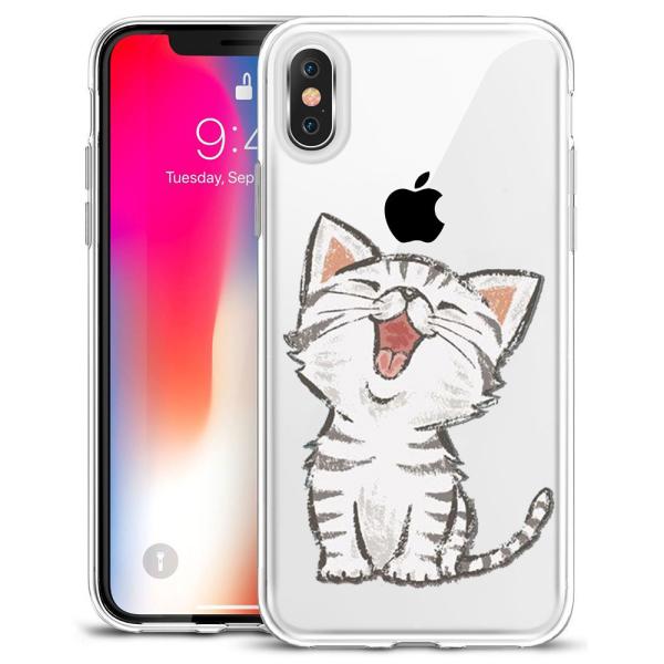 Thin Rubber Designer Cell Phone Cases For Iphone X Sweat Free Animal Puppy Dog Cat