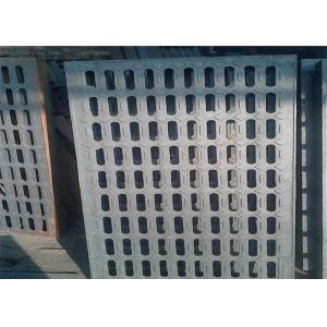 Durable Rainwater Outlet Grating Cast Iron Gully Grate For Motor Vehicle Road