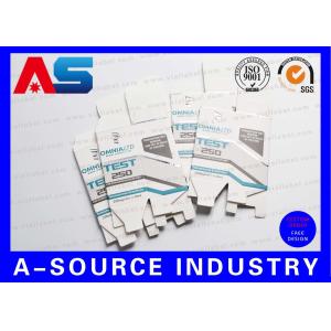 10ml Vial Storage Box Matt Finish Carton Paper Blue WIth UV Spot Braille Box