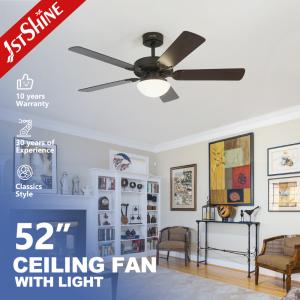 Wall Control 52 inches MDF 5 Blade LED Ceiling Fan with Dimmable Light Classic