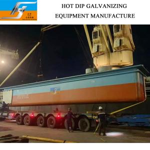 China Customized Flange Zinc Kettle Steel XG08 Substrate 50mm/60mm Thickness for Industrial on sale