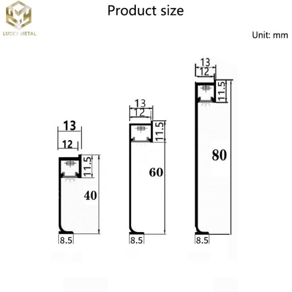 Aluminium Extrusion Skirting Led Profile LED For Baseboard Lighting