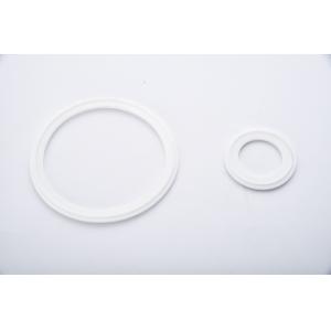 Food Grade White Tri Clamp Pipe Sanitary Silicone PTFE Gasket with EPDM Rubber