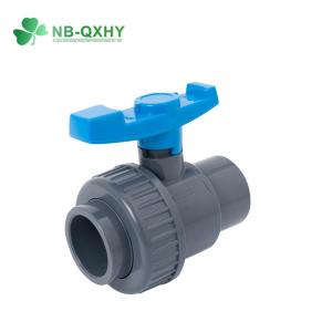 PVC/UPVC/Plastic Irrigation F/M Union Ball Valve High Thickness Straight Through