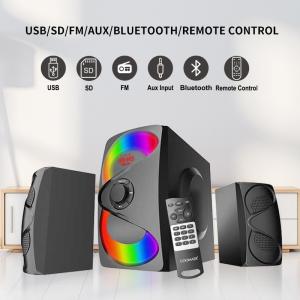 USB/SD/FM/BT/Remote Control Speaker Active Surround Audio Subwoofer with LED