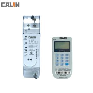 35mm Din Rail mounting Sts Prepaid Water Meter UV Stable Polycarnonate