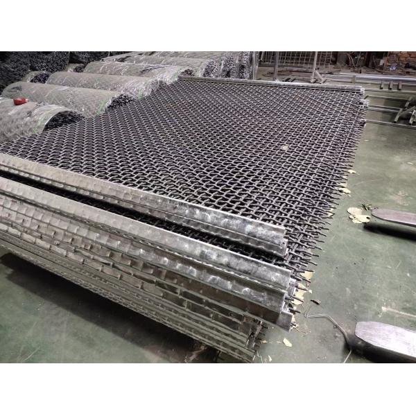 Wholesale low price higher wear resistance polyurethane mining screen mesh vibrating sieve mesh with hooks
